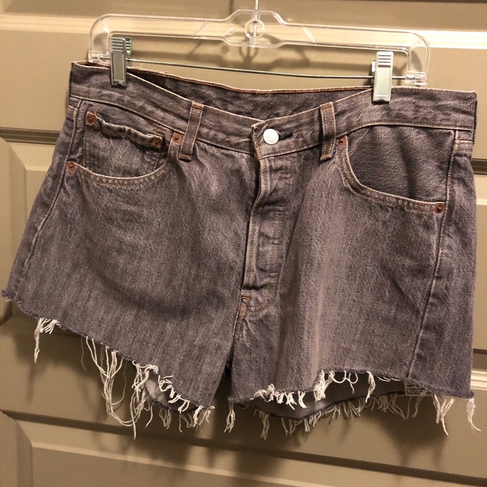 Purple Levi cut offs